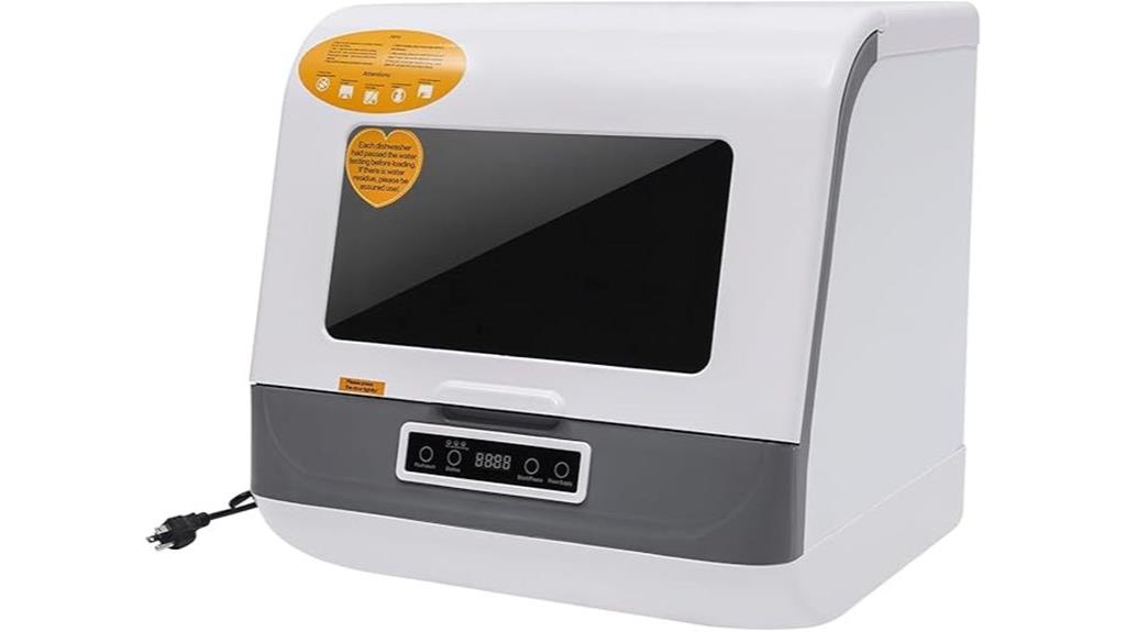 compact portable mini dishwasher