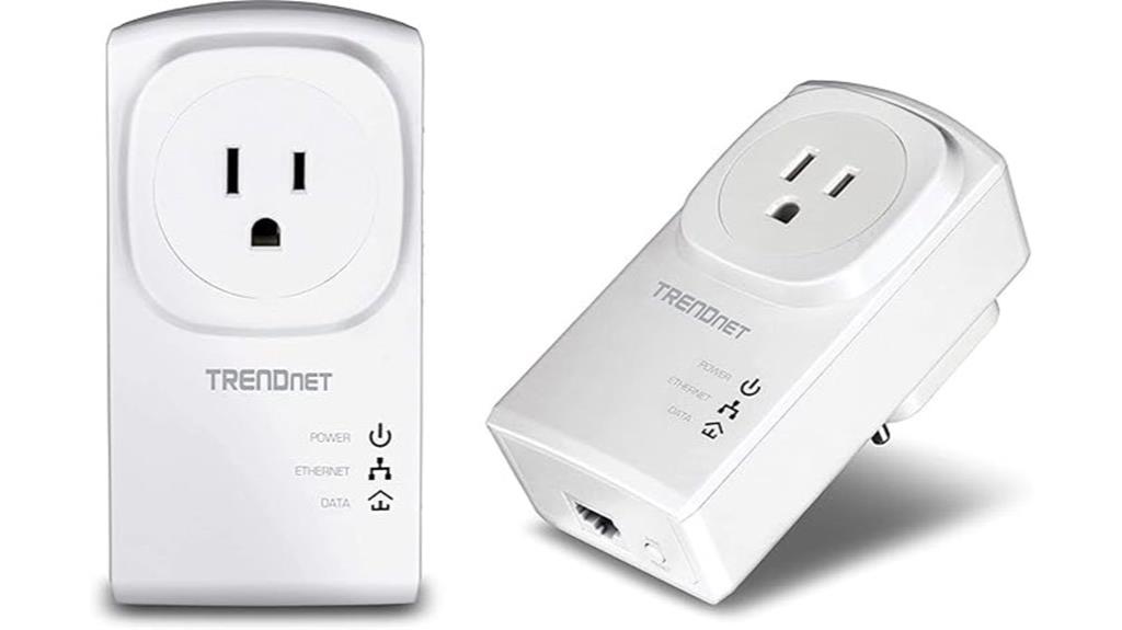 compact powerline network adapter