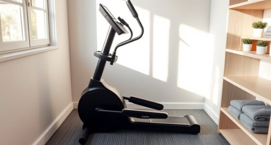 compact space saving ellipticals