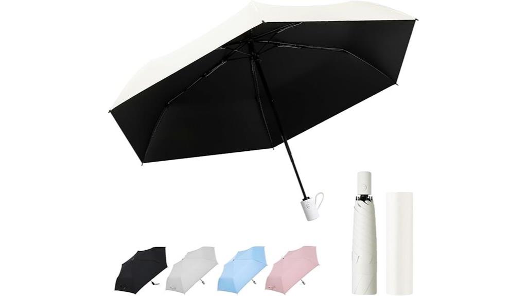 compact windproof travel umbrella