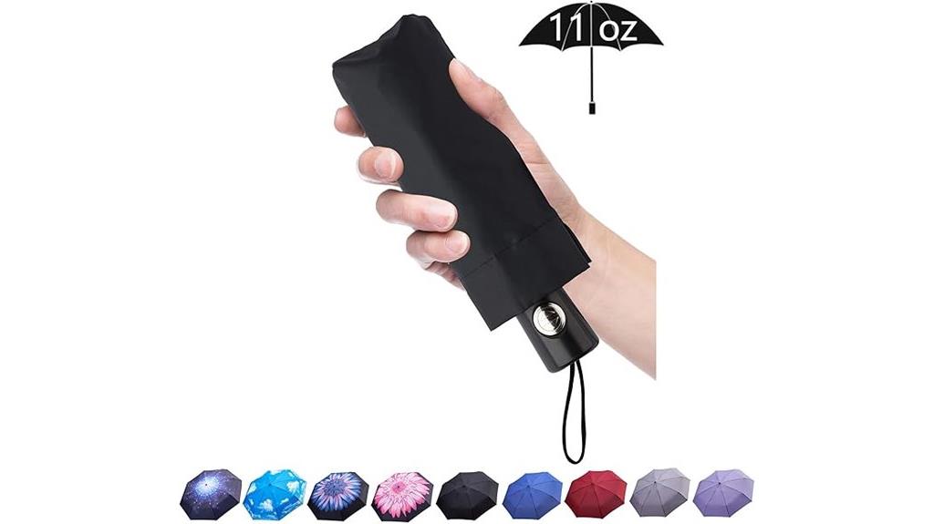 compact windproof travel umbrella