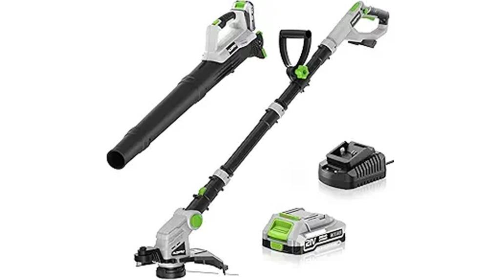 cordless trimmer blower combo