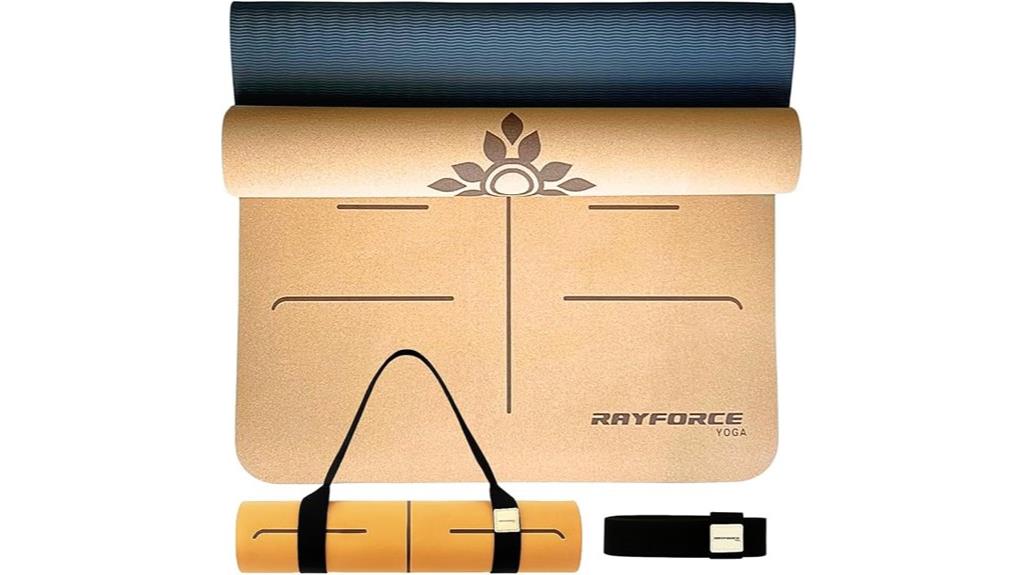 cork rubber non slip mat