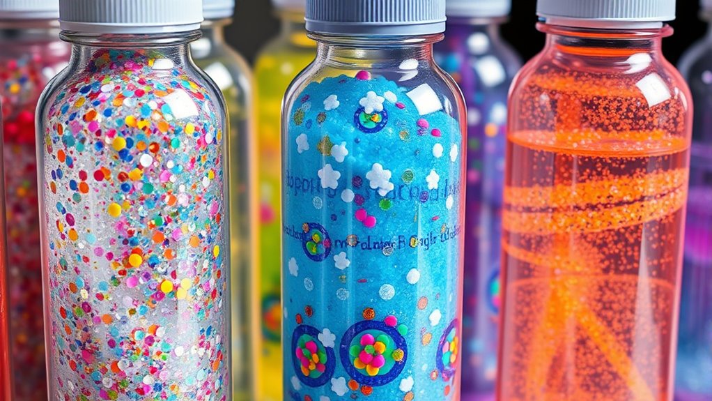 create calming sensory bottles