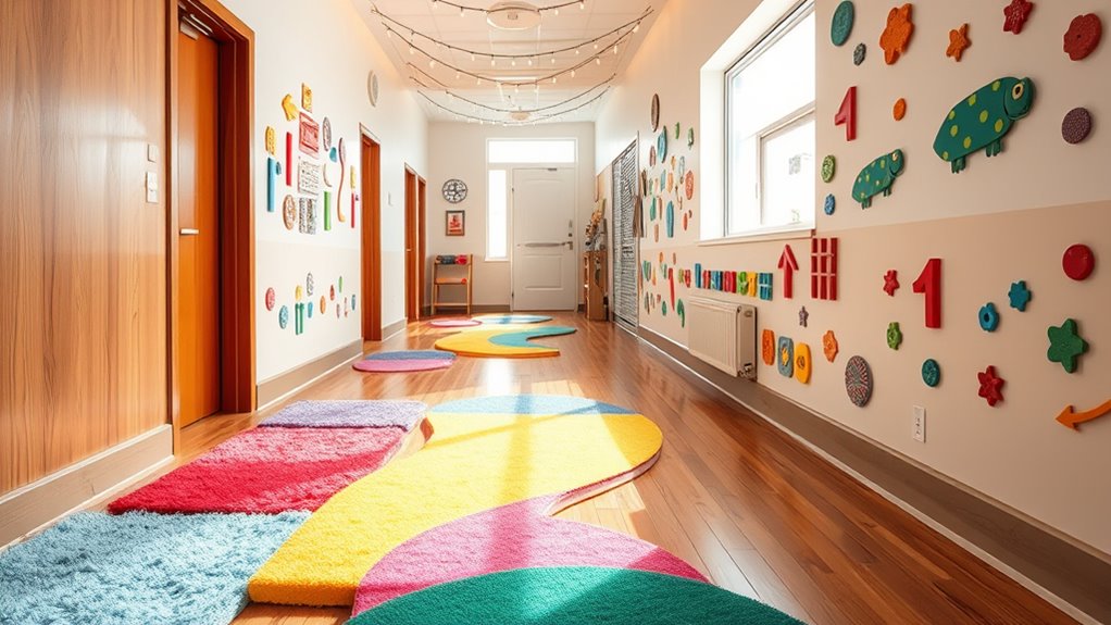 create engaging sensory movement path