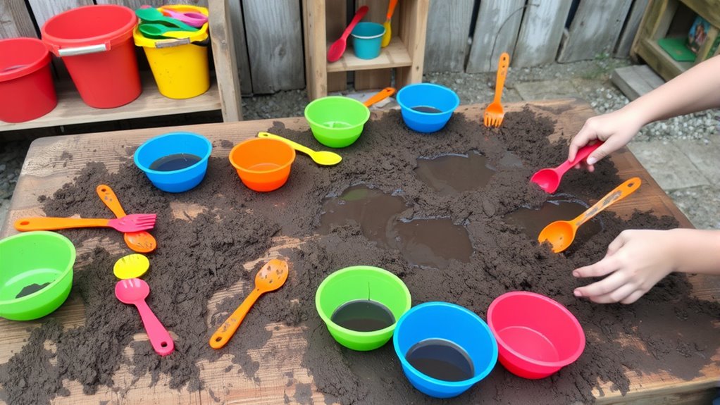 create safe nature play space