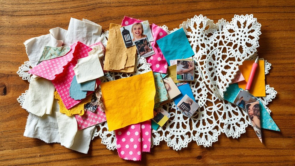 creating textured layered art