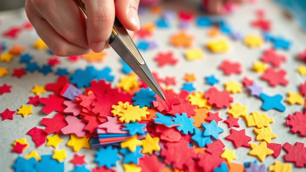 creative collage fine motor skills