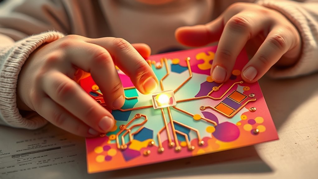 creative light up circuit craft