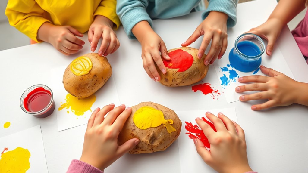 creative texture and color exploration