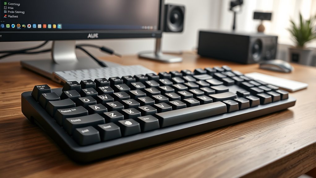 customizable ergonomic keyboard features