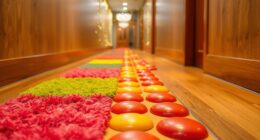 design a hallway sensory trail