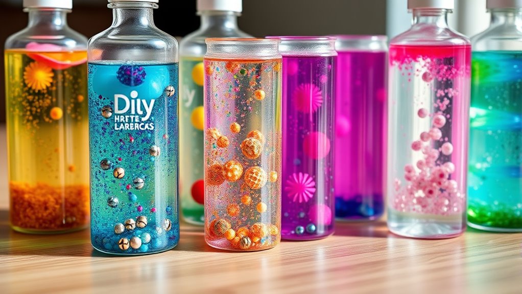 diy sensory bottles promote calming