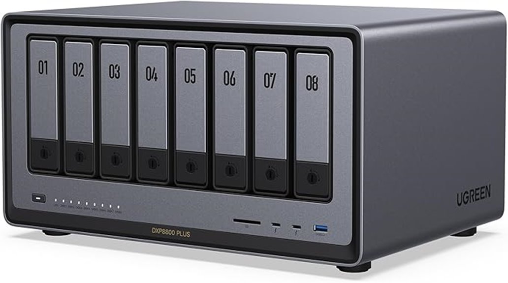 eight bay desktop nas