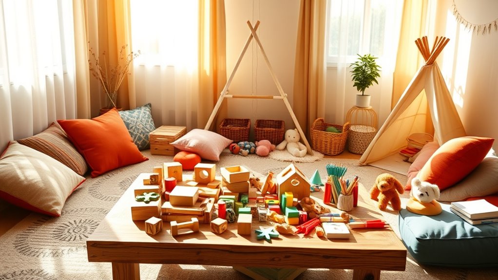 encourage child led exploration