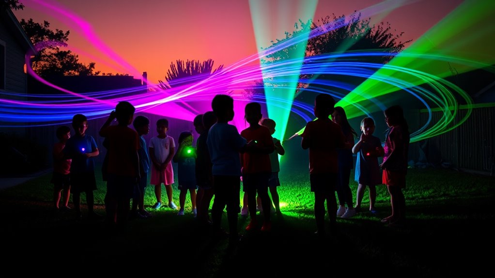 evening flashlight game activities