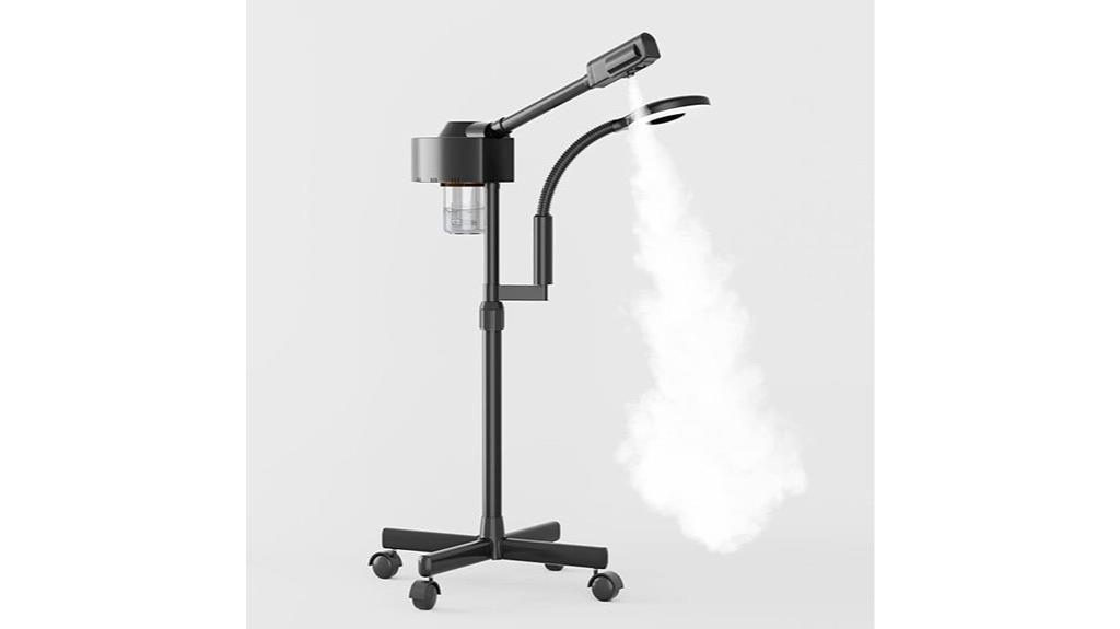 facial steamer with lamp