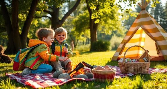 family camping with kids
