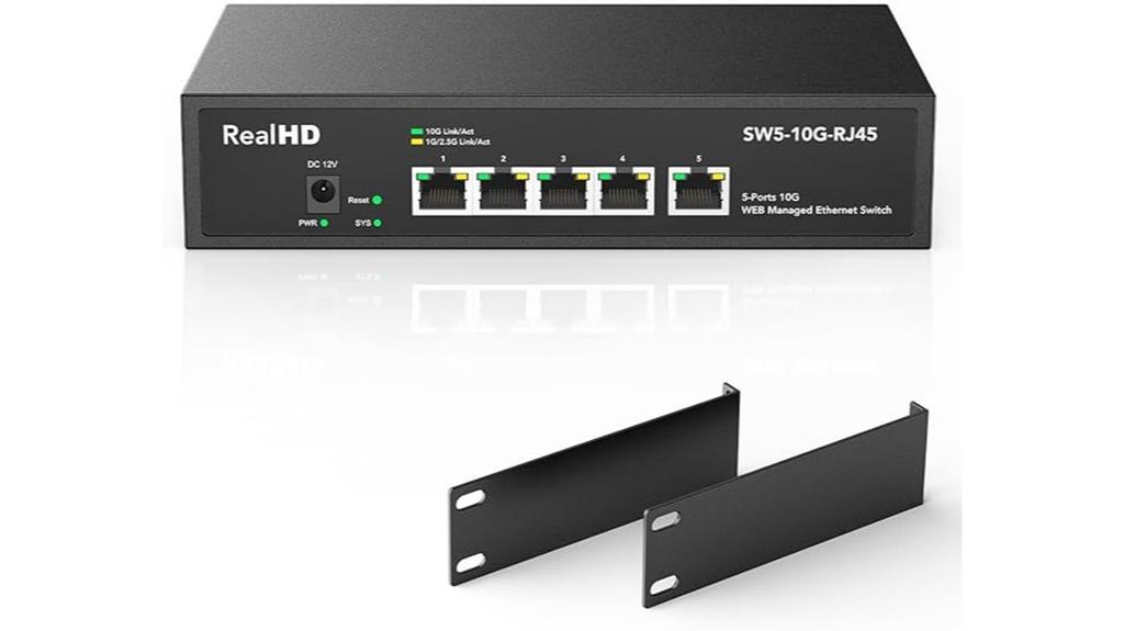 five port 10gb ethernet switch