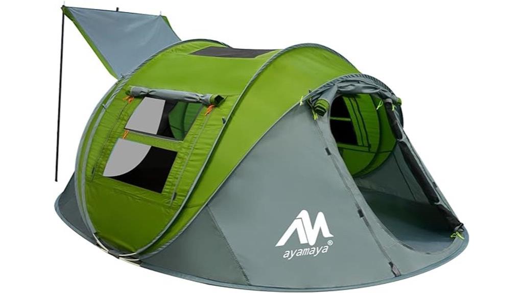 four person pop up tent