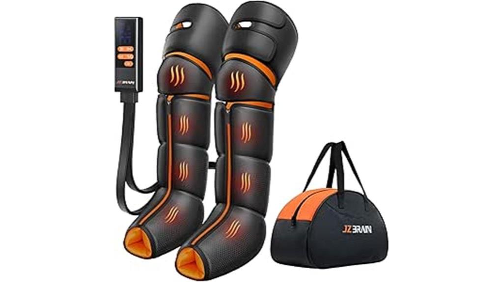 heated compression leg massager
