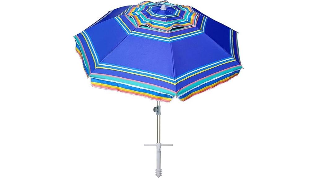 heavy duty wind resistant beach umbrella