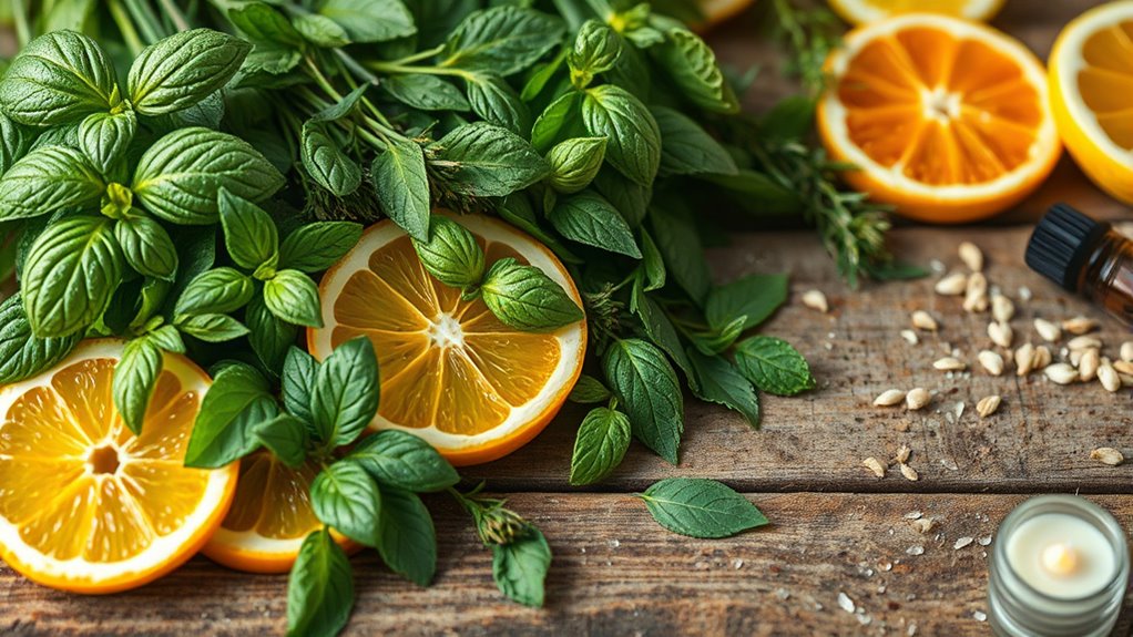 herbs citrus safe smells