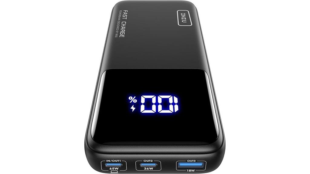 high capacity 65w power bank