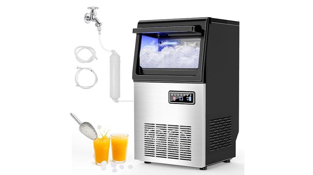 high capacity nugget ice maker