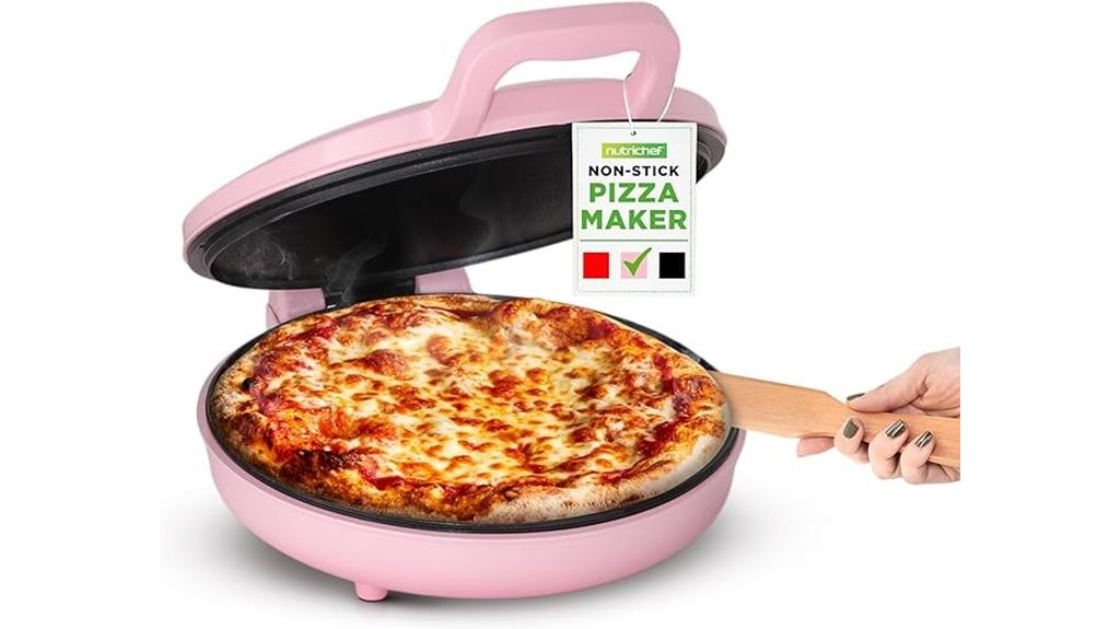 high power non stick pizza maker