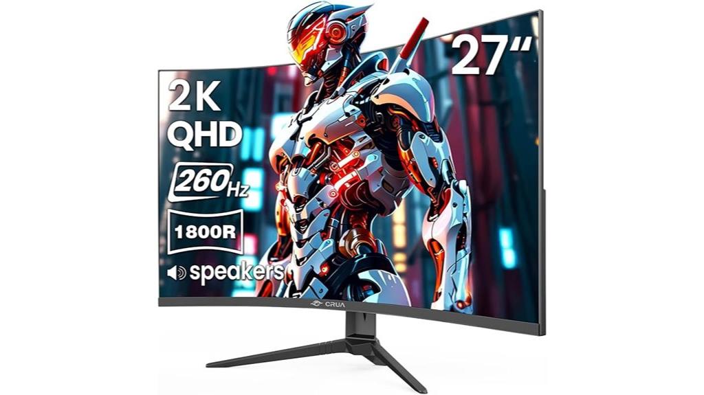 high refresh rate curved monitor