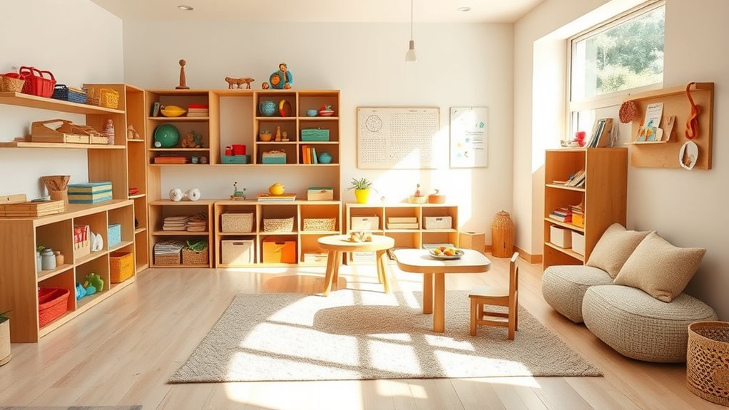 home montessori playroom design
