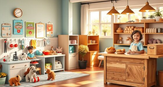 home themed pretend play