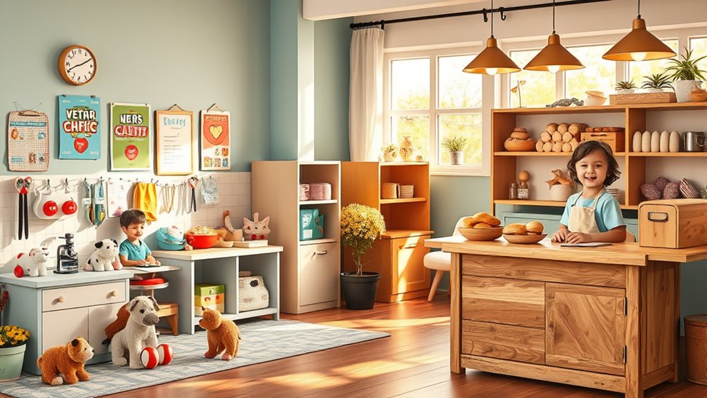 home themed pretend play