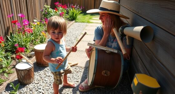 homemade instruments listening walks