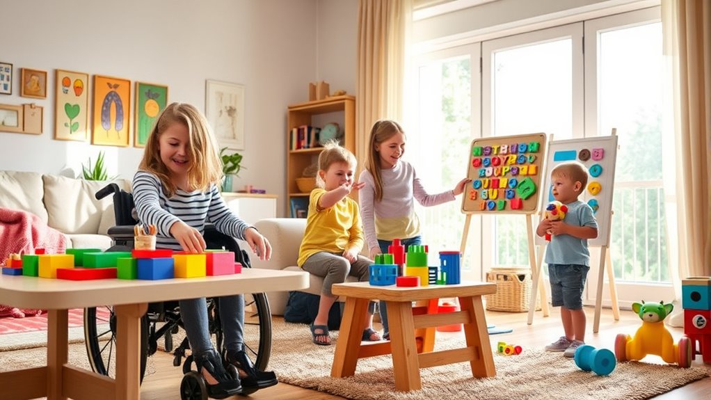 inclusive sensory play environment