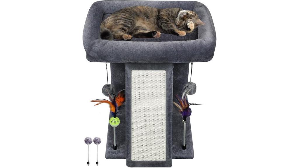 indoor cat tower scratching
