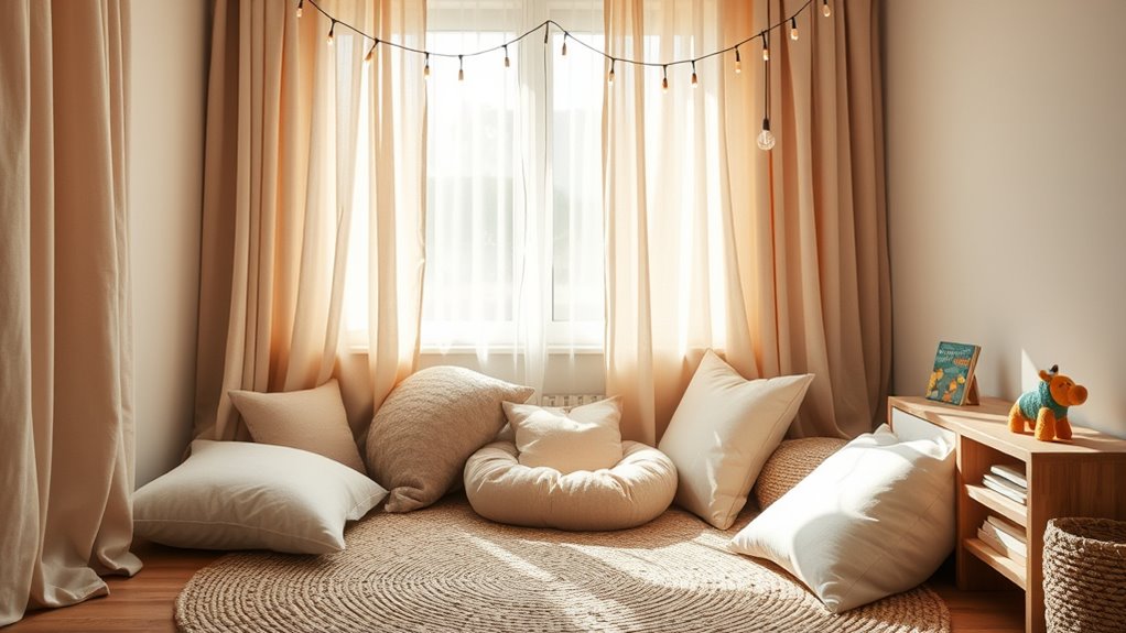 kid friendly relaxation space