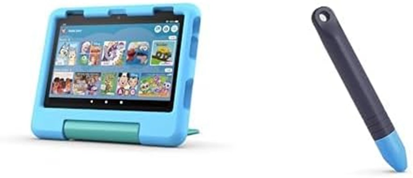 kids blue fire tablet