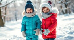 kids winter clothing layering