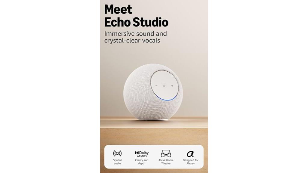 latest echo studio with atmos