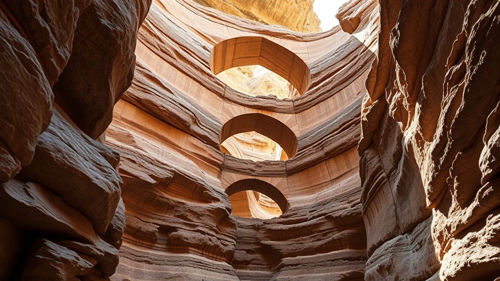 layered arches distribute weight