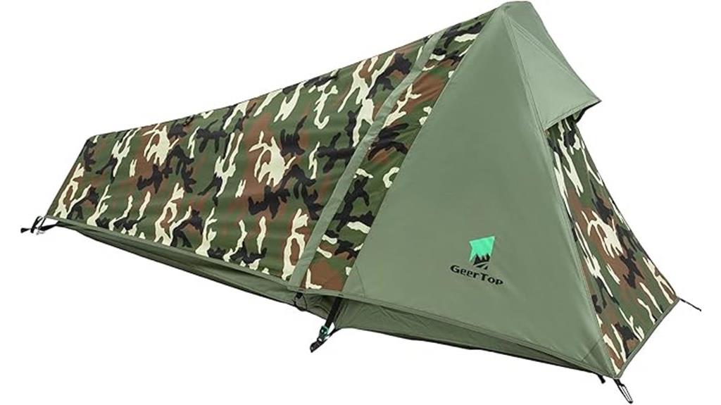 lightweight solo bivy tent