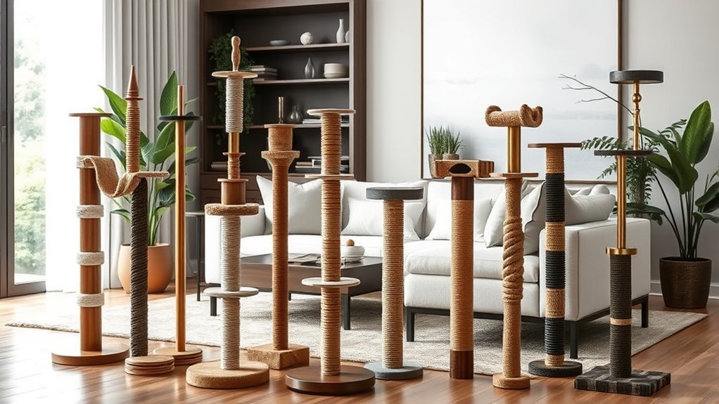 luxury cat scratching posts