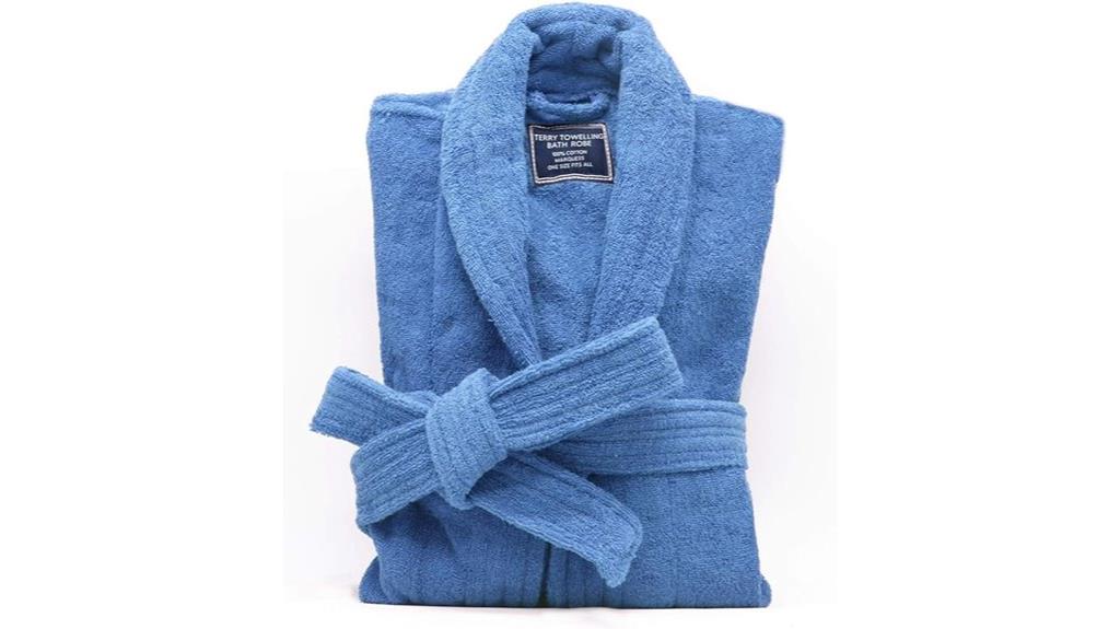 luxury cotton bathrobe