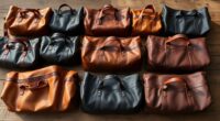 luxury leather travel bags