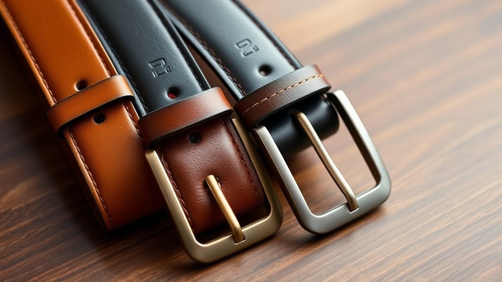 luxury men s leather belts