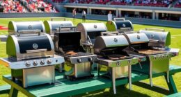 luxury tailgating grill selections