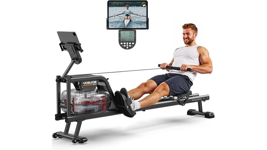 magnetic water rowing machine
