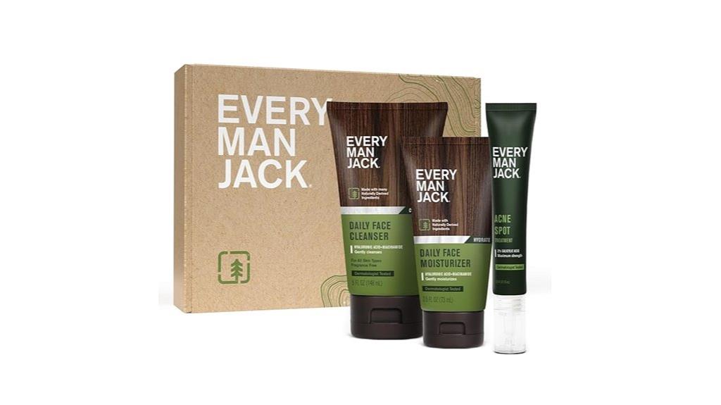 men s daily skincare set